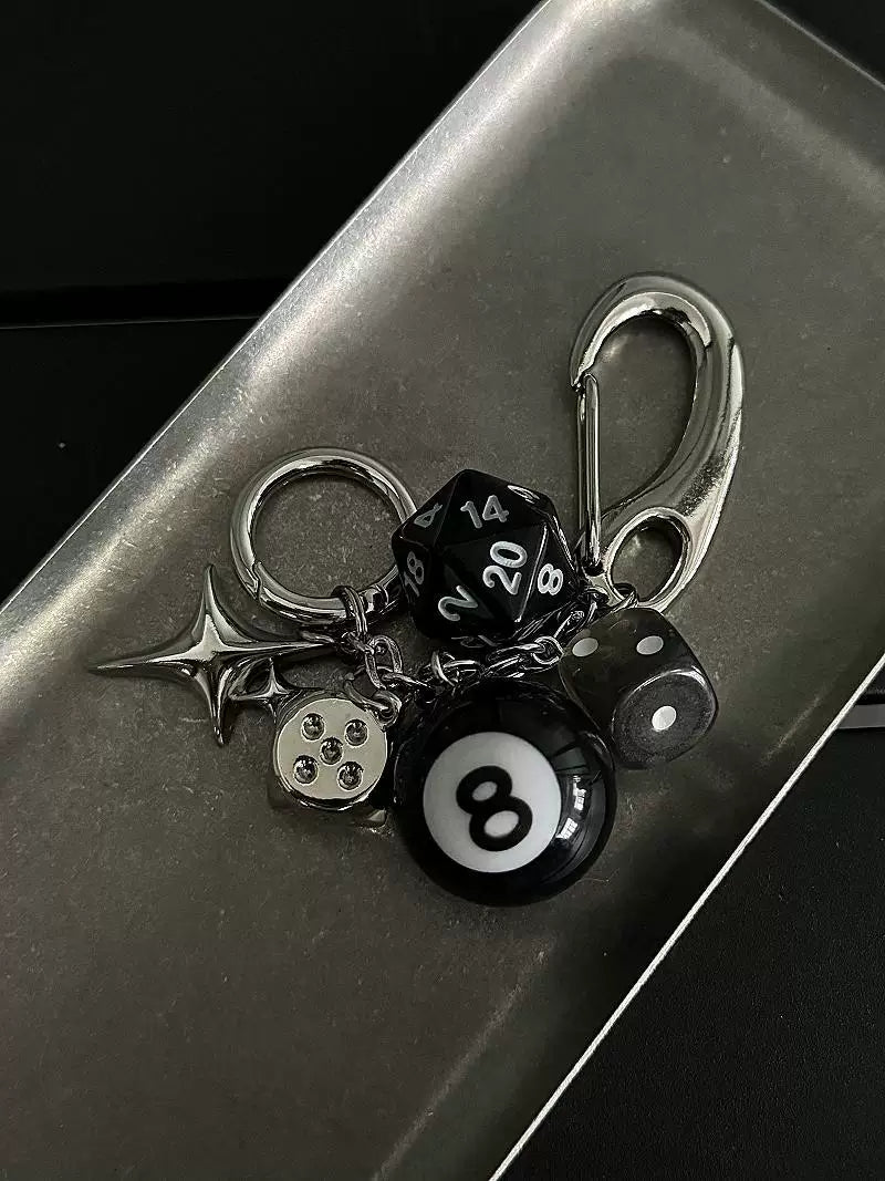 Black Obsidian Crystal Bag Charm Waist Accessory