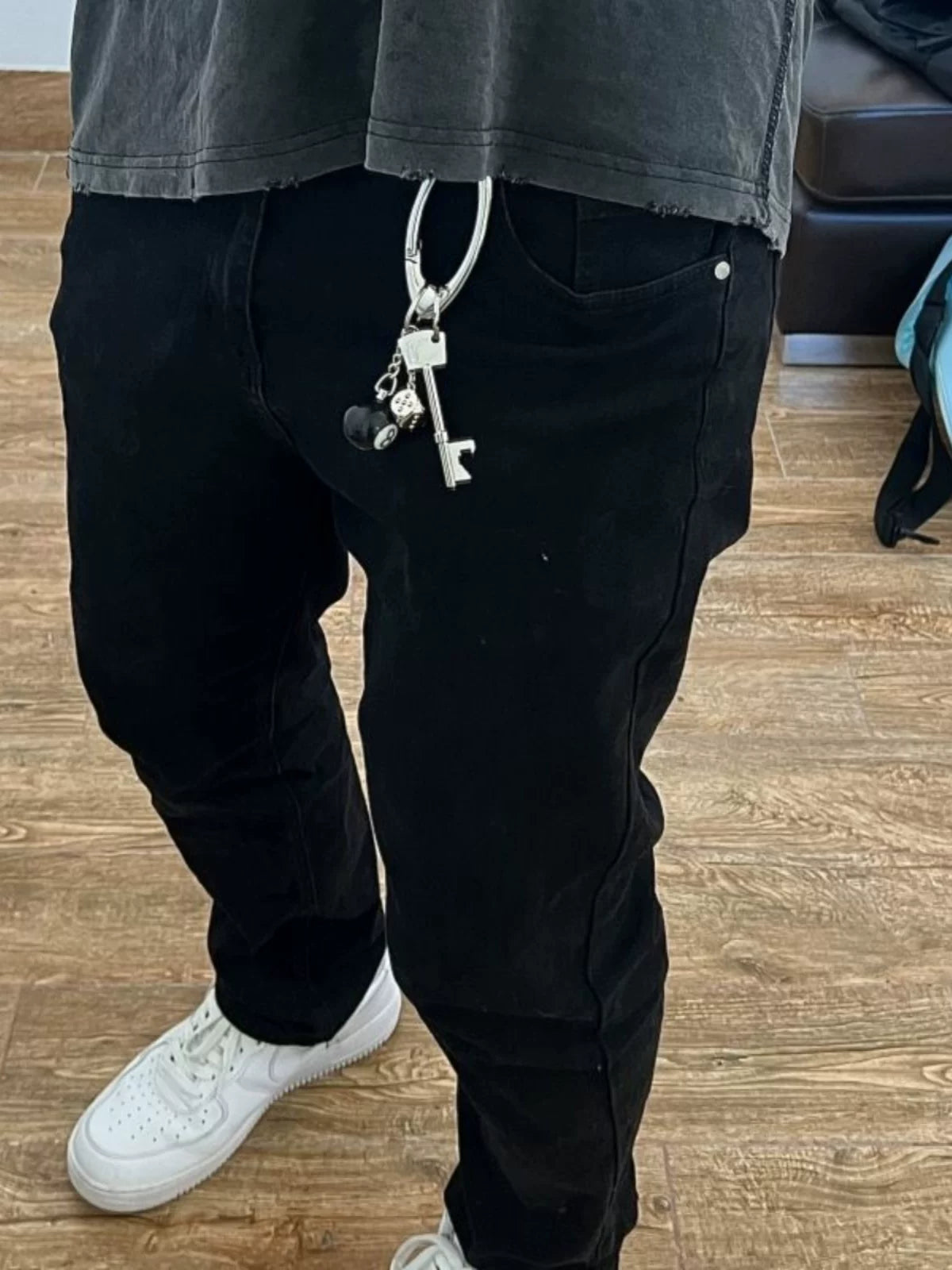 Oval Carabiner Clip Streetwear Waist Keychain Hook