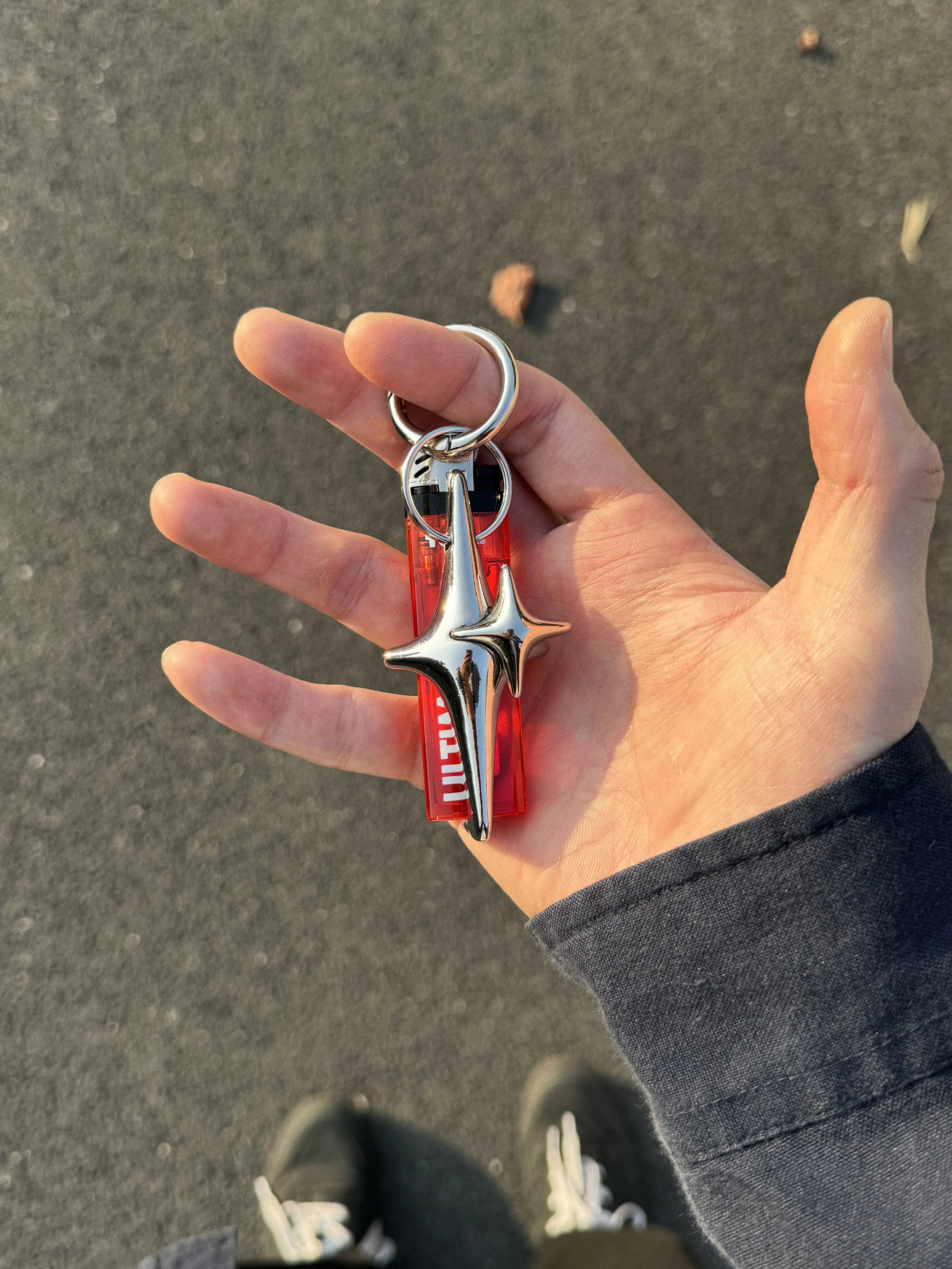 Star Lighter Case Multi-Function Bottle Opener Keychain